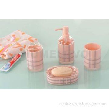 Household PP Plastic Lime Orange Color Bathroom Accessories